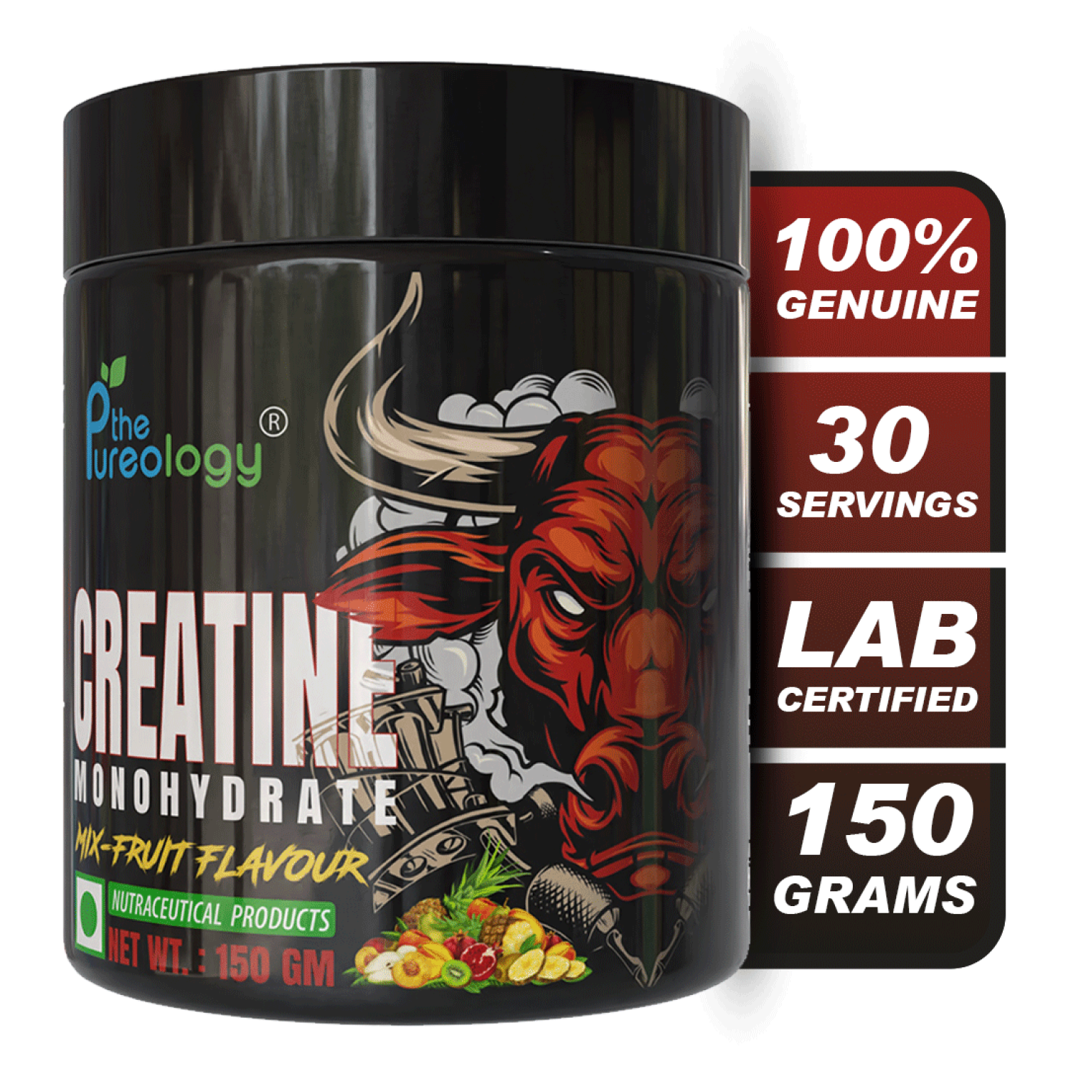 thepureology Creatine Monohydrate Micronized   (150gm,Mix-Fruit ) thepureology Creatine Monohydrate Micronized   (150gm,Mix-Fruit )