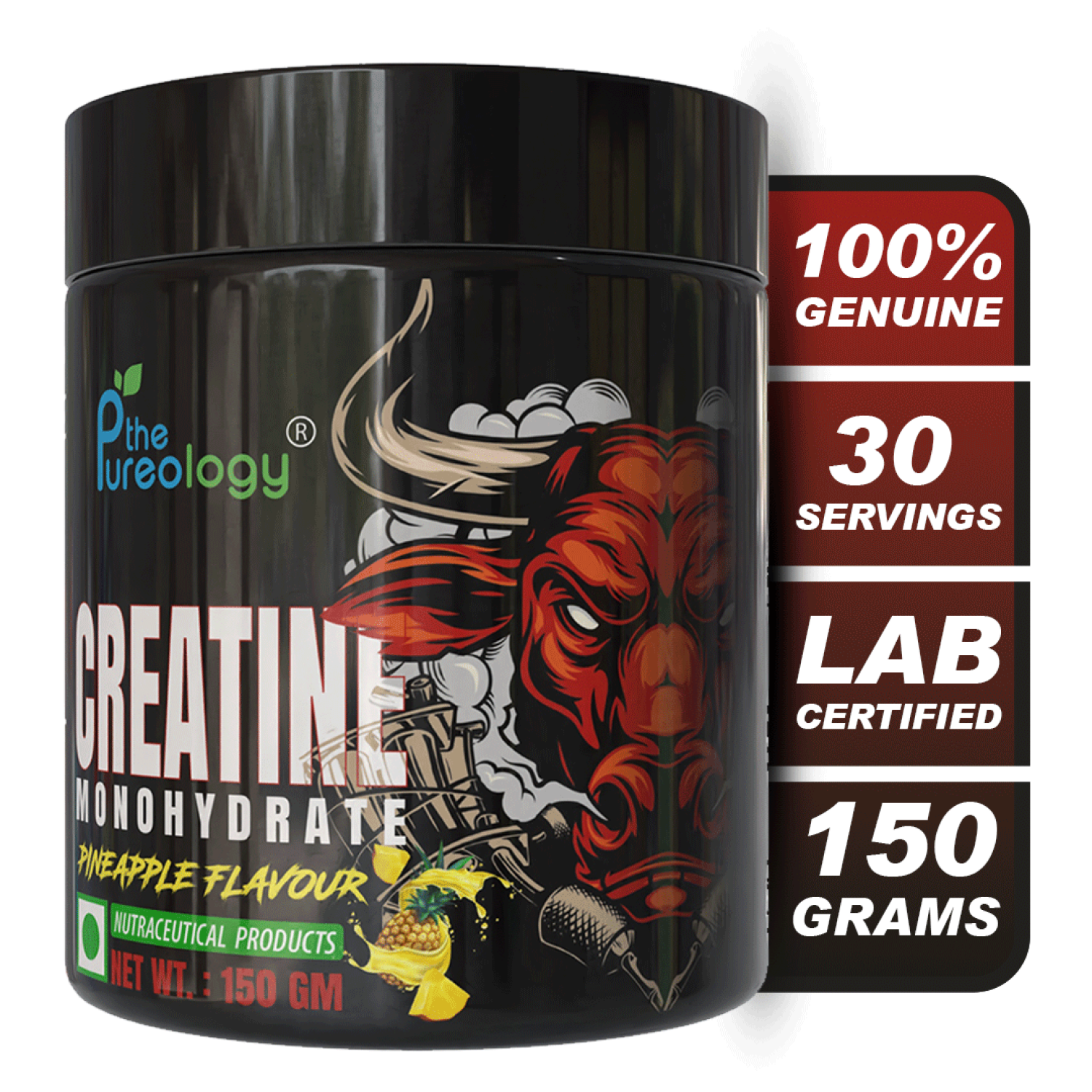 thepureology Creatine Monohydrate Micronized   (150gm, Pineapple) thepureology Creatine Monohydrate Micronized   (150gm, Pineapple)