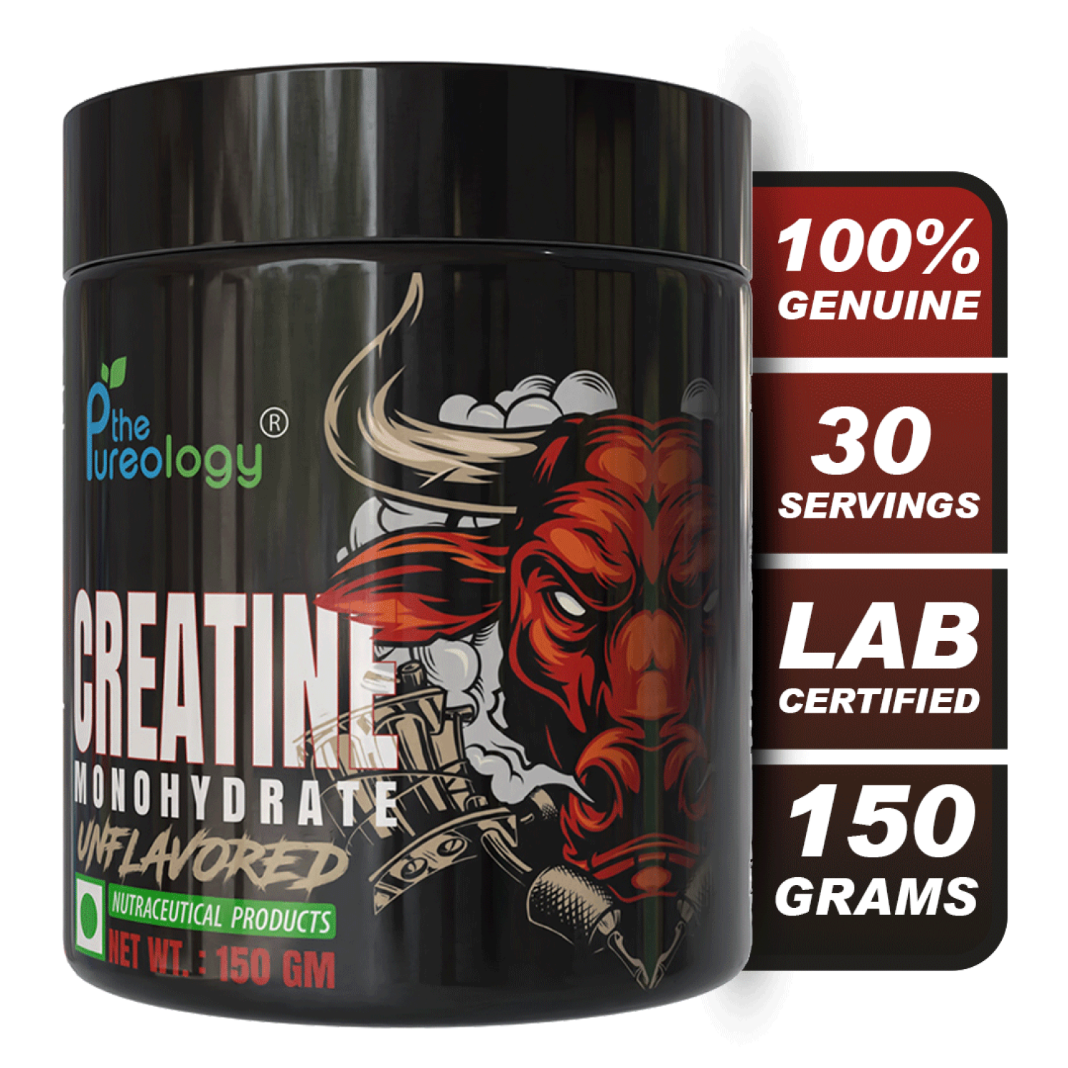 thepureology Creatine Monohydrate Micronized   (150gm, Unflavoured) thepureology Creatine Monohydrate Micronized   (150gm, Unflavoured)