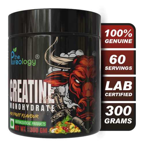thepureology Creatine Monohydrate Micronized   (300 g, Mix- Fruit) thepureology Creatine Monohydrate Micronized   (300 g, Mix- Fruit)