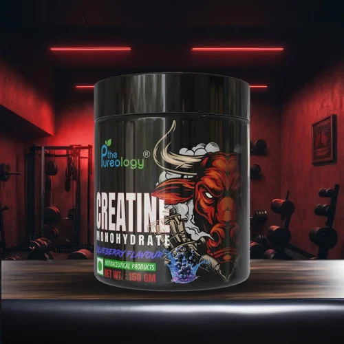 thepureology Creatine Monohydrate Micronized   (150gm, Blueberry)