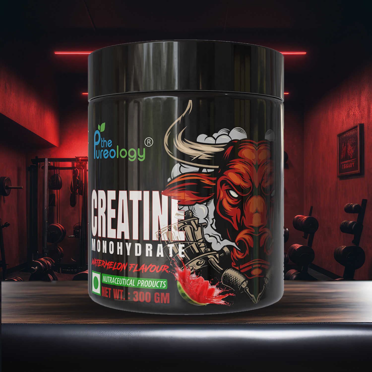 thepureology Creatine Monohydrate Micronized   (300 g, Watermelon) thepureology Creatine Monohydrate Micronized   (300 g, Watermelon)