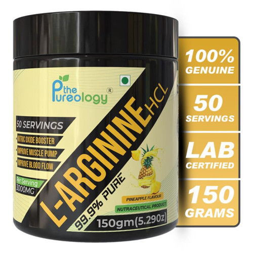 thepureology L-Arginine HCL  (150 g, Pineapple) thepureology L-Arginine HCL  (150 g, Pineapple)