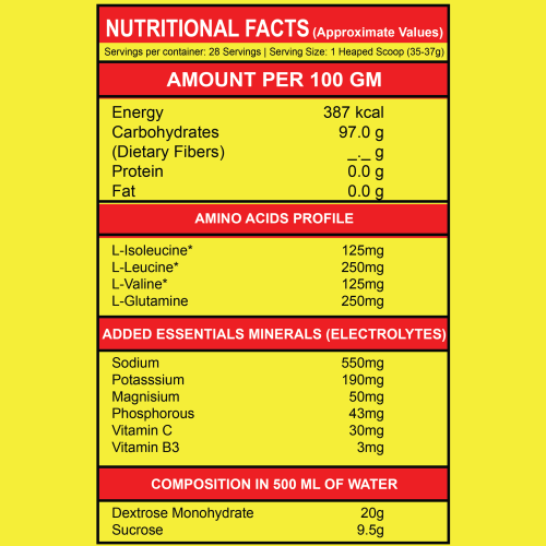 Hydro Isotonic (Instant Energy Drink) Orange  flavour 