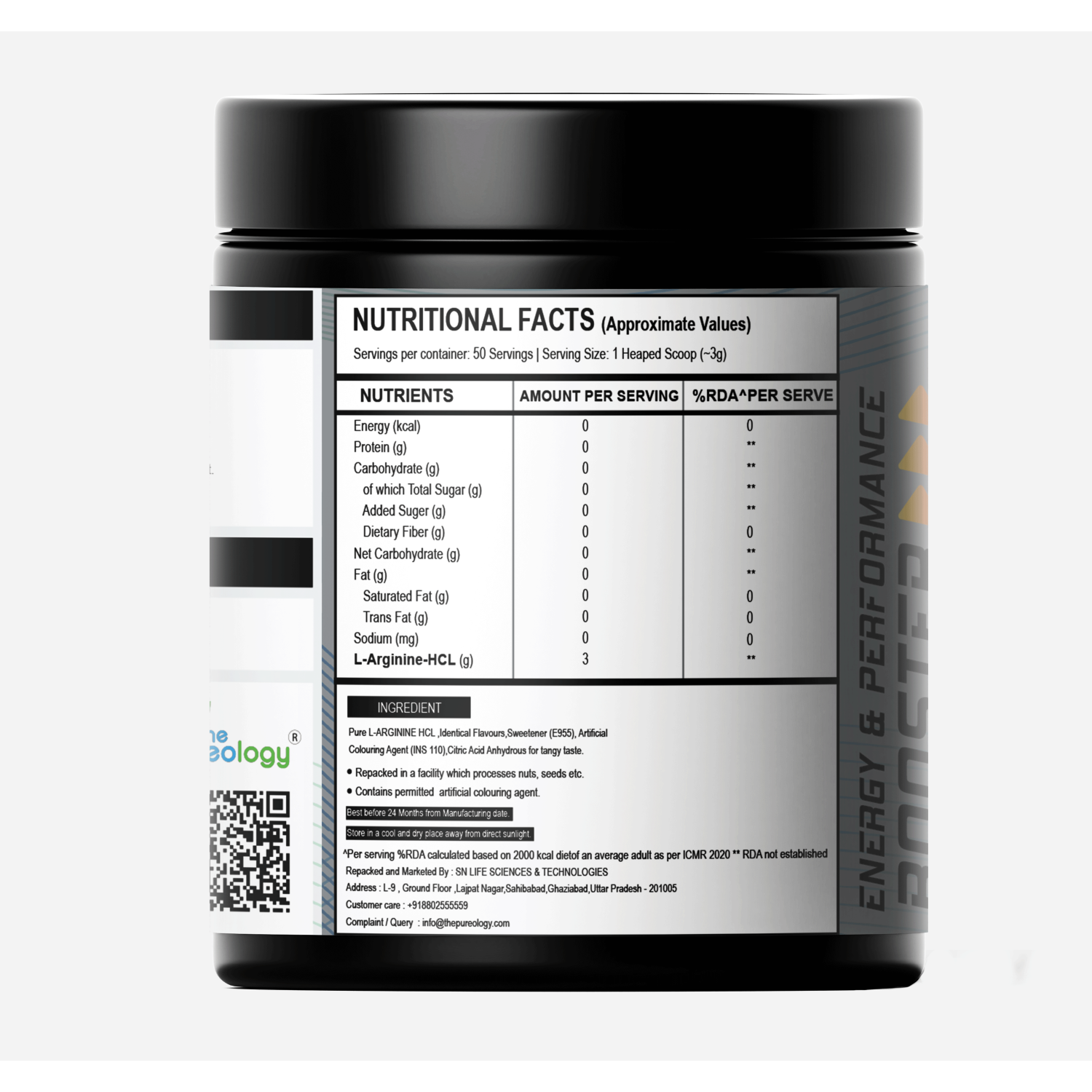 thepureology L-Arginine HCL  (150 g, Unflavoured) thepureology L-Arginine HCL  (150 g, Unflavoured)