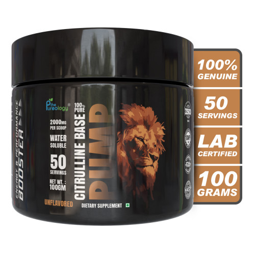 thepureology 100% Pure Citrulline Base Pump Pre Workout  (100 g, Unflavoured) thepureology 100% Pure Citrulline Base Pump Pre Workout  (100 g, Unflavoured)