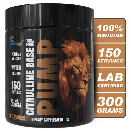 thepureology 100% Pure Citrulline Base Pump Pre Workout  (300 g, Unflavoured) thepureology 100% Pure Citrulline Base Pump Pre Workout  (300 g, Unflavoured)