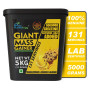 thepureology Giant Mass Gainer Weight Gainers Mass Gainers 5 kg, Banana Cream and cookies