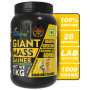 thepureology Giant Mass Gainer Weight Gainers/Mass Gainers  (1 kg, Kesar Kulfi) thepureology Giant Mass Gainer Weight Gainers/Mass Gainers  (1 kg, Kesar Kulfi)