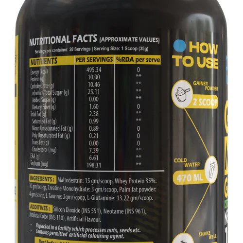 thepureology Giant Mass Gainer Weight Gainers/Mass Gainers  (1 kg, Caffe Mocha)