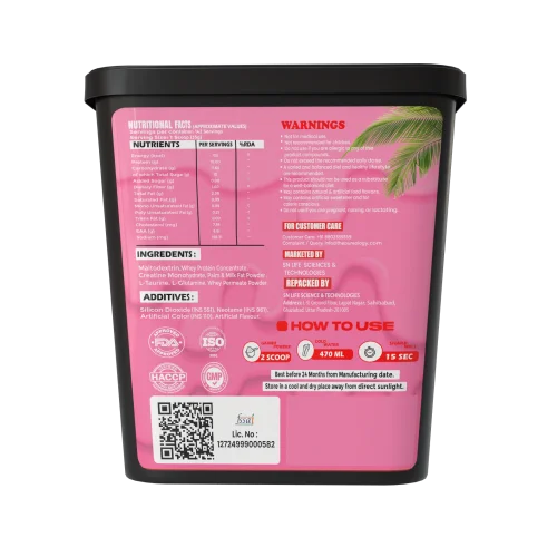 Hypertro 5 kg Gainer + 100 gm Pre-workout + 100 gm Creatine + 1 Shaker