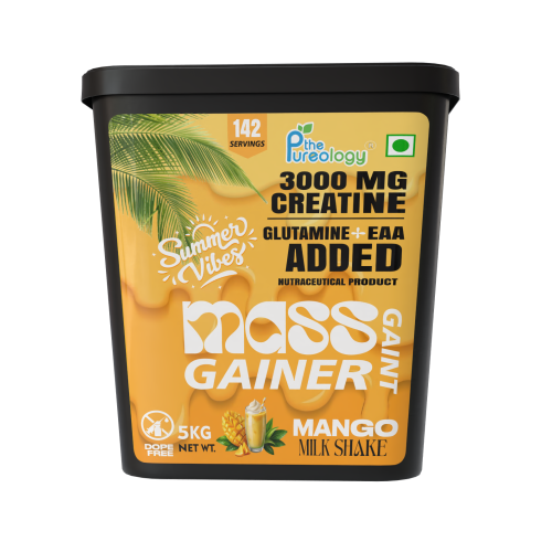 thepureology Giant Mass Gainer Weight Gainers/Mass Gainers  (5 kg,  Caffe Mocha)