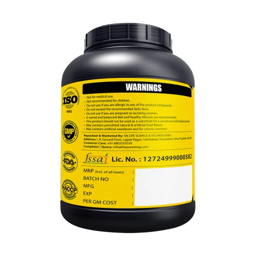 thepureology Giant Mass Gainer Weight Gainers/Mass Gainers  (3 kg, Banana Cream and cookies)