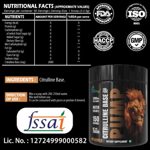 thepureology 100% Pure Citrulline Base Pump Pre Workout  (300 g, Unflavoured) thepureology 100% Pure Citrulline Base Pump Pre Workout  (300 g, Unflavoured)