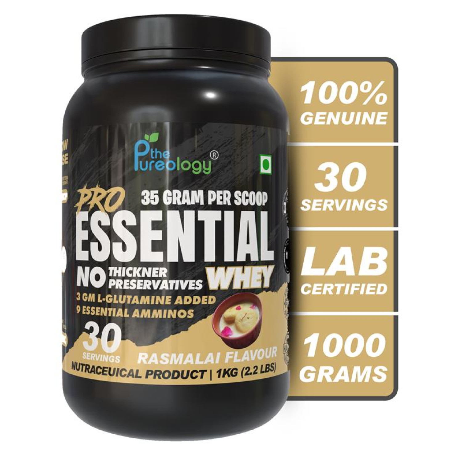 thepureology Protien | Whey Concentrate Whey Protein  (1050 g, Rasmalai) thepureology Protien | Whey Concentrate Whey Protein  (1050 g, Rasmalai)