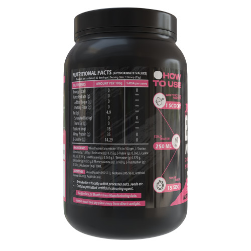 thepureology Protien | Whey Concentrate Whey Protein  (1050 g, Strawberry)