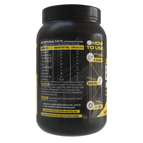 thepureology Protien | Whey Concentrate Whey Protein  (1050 g, Banana)