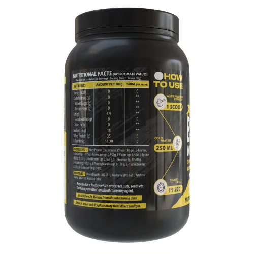 thepureology Protien | Whey Concentrate Whey Protein  (1050 g, Banana)