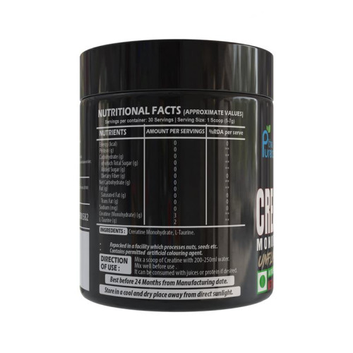 thepureology Creatine Monohydrate Micronized   (150gm, Unflavoured)