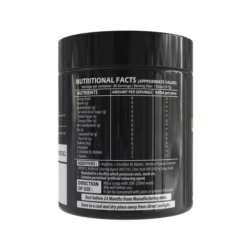 L-Arginine + 2000 MG Citrulline ( Watermelon, 300gm)