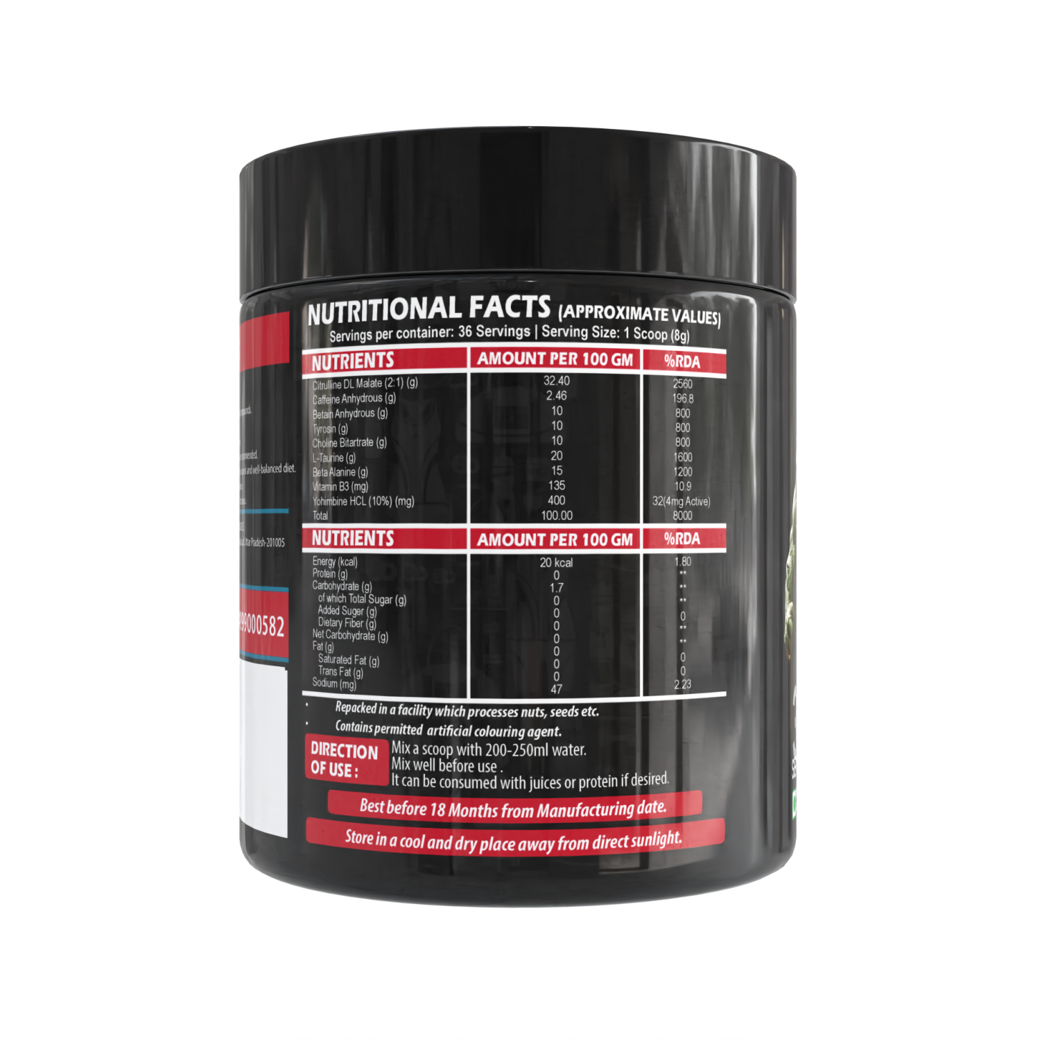 thepureology BOMB Pre Workout Pre Workout  (300 g, Mango) thepureology BOMB Pre Workout Pre Workout  (300 g, Mango)