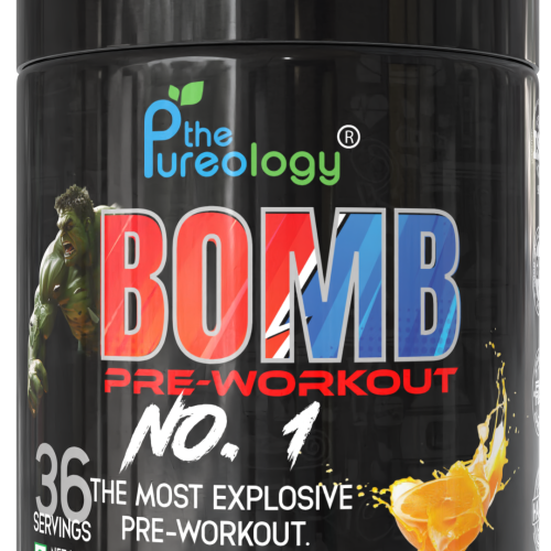 thepureology BOMB Pre Workout Pre Workout  (300 g, Orange) thepureology BOMB Pre Workout Pre Workout  (300 g, Orange)