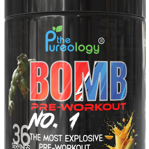 thepureology BOMB Pre Workout Pre Workout  (300 g, Mango)