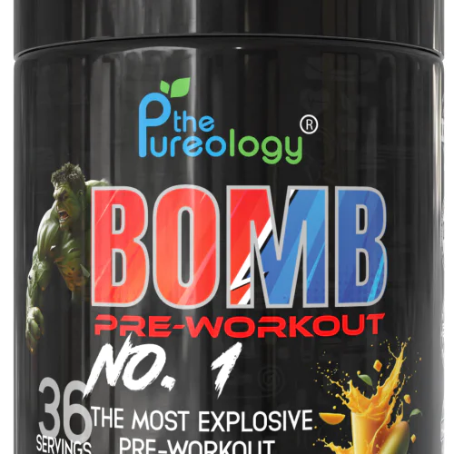 thepureology BOMB Pre Workout Pre Workout  (300 g, Mango)