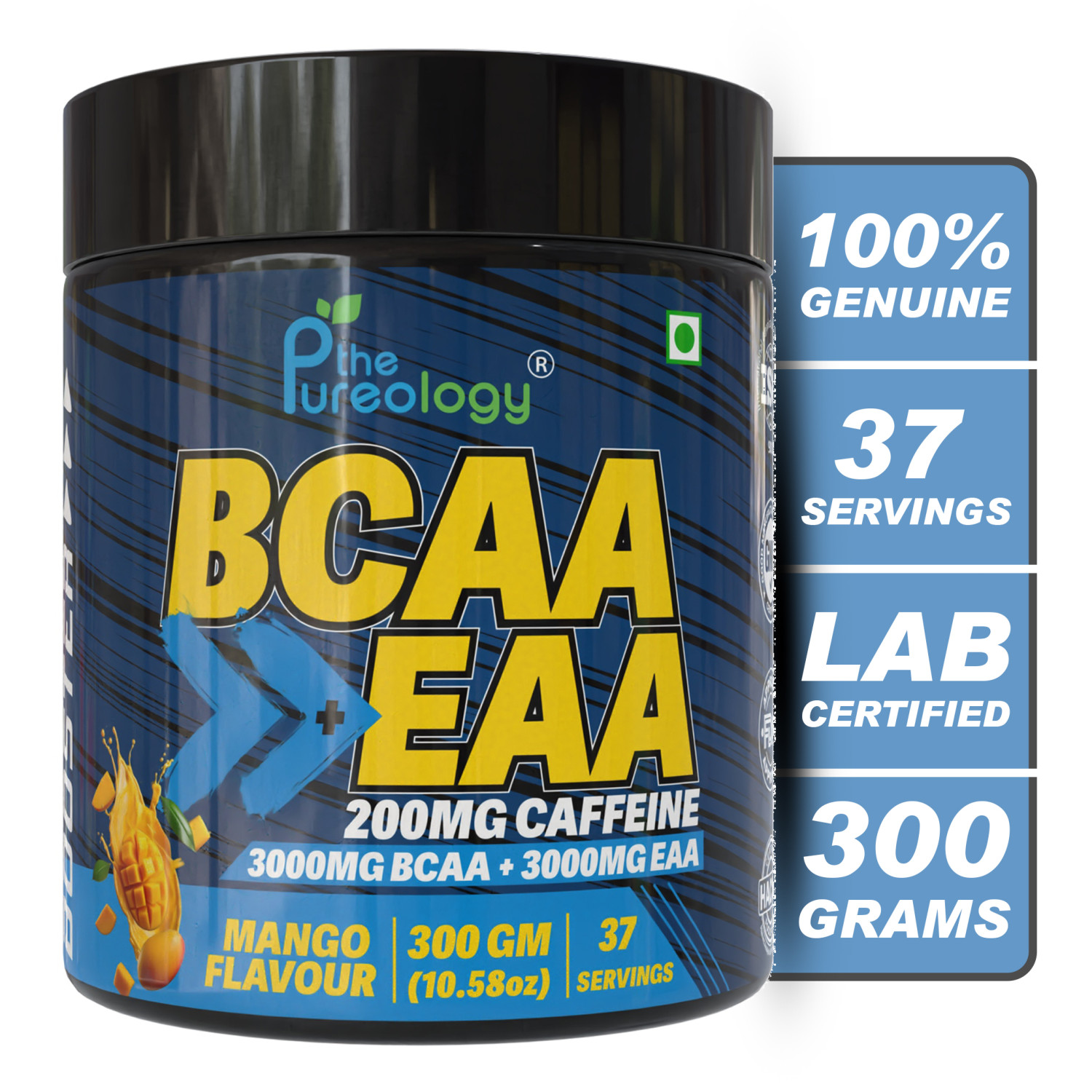 BCAA + EAA Pre Workout  (300 g, Mango) BCAA + EAA Pre Workout  (300 g, Mango)