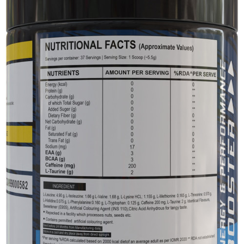 BCAA + EAA Pre Workout  (300 g, Mango)