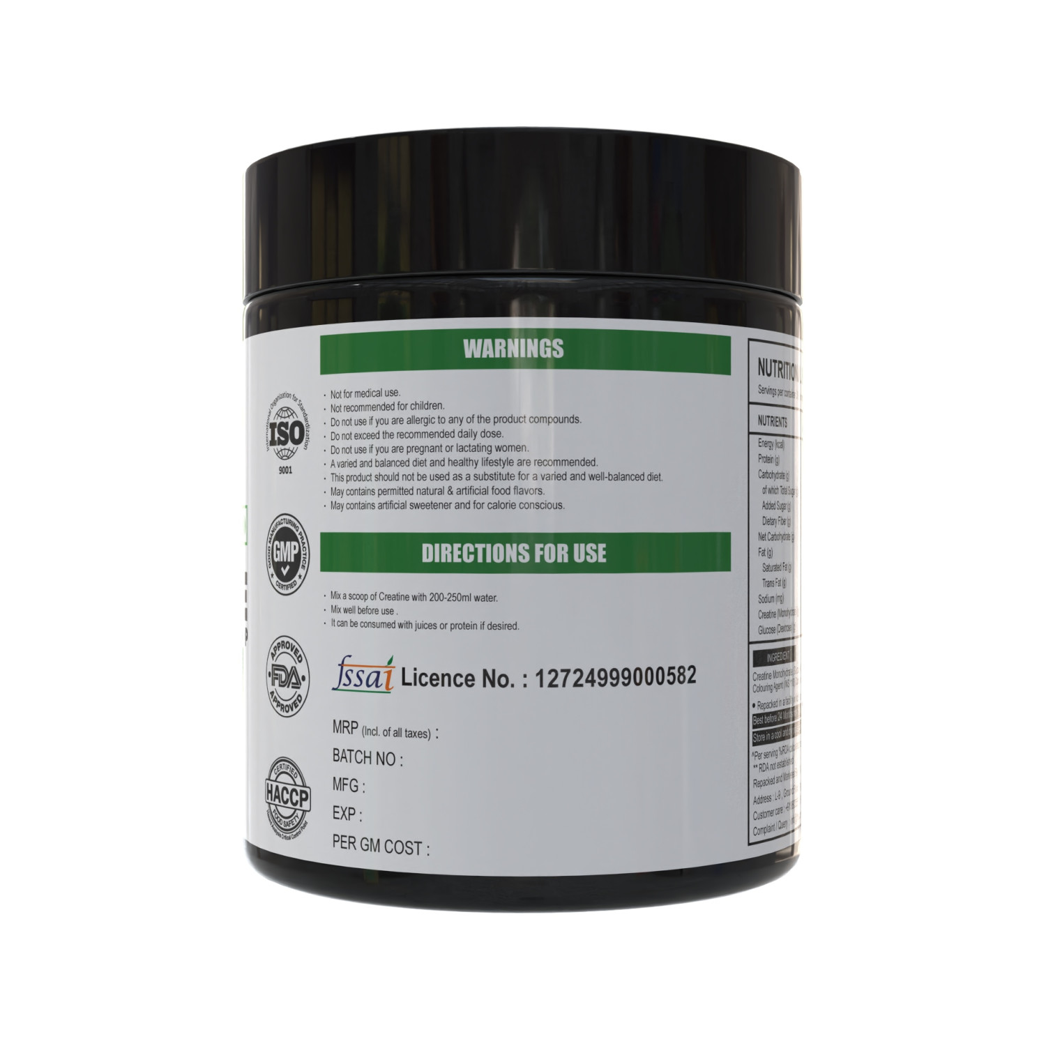Monohydrate Creatine + Glucose Creatine  (150 g, Mojito)  Monohydrate Creatine + Glucose Creatine  (150 g, Mojito)