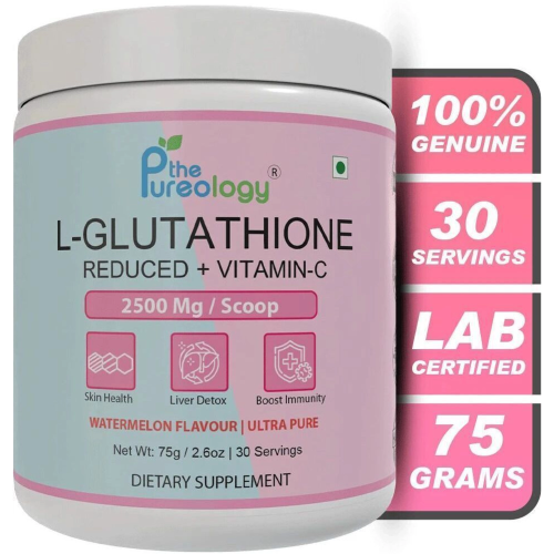 thePureology Glutathione 1500 Mg + Vitamin C 1000 Mg (75gm) Watermelon