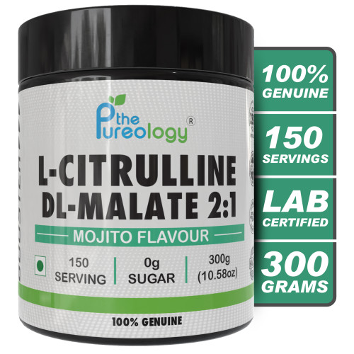 thepureology L-Citrulline DL-Malate Jar   (300 g, Mojito)