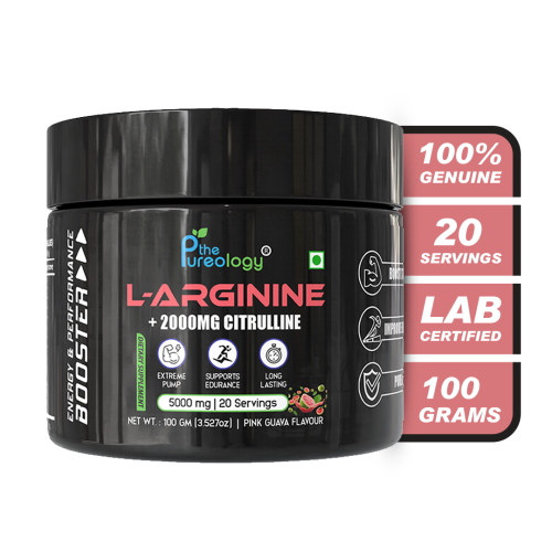 L-Arginine + 2000 MG Citrulline ( Pink Guava, 100gm) L-Arginine + 2000 MG Citrulline ( Pink Guava, 100gm)