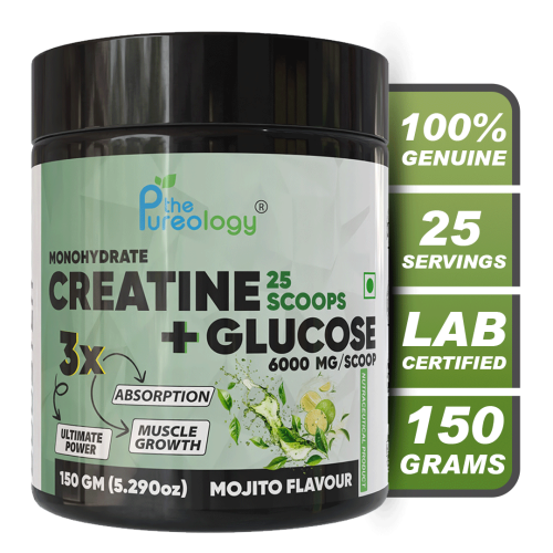 Monohydrate Creatine + Glucose Creatine  (150 g, Mojito)  Monohydrate Creatine + Glucose Creatine  (150 g, Mojito)