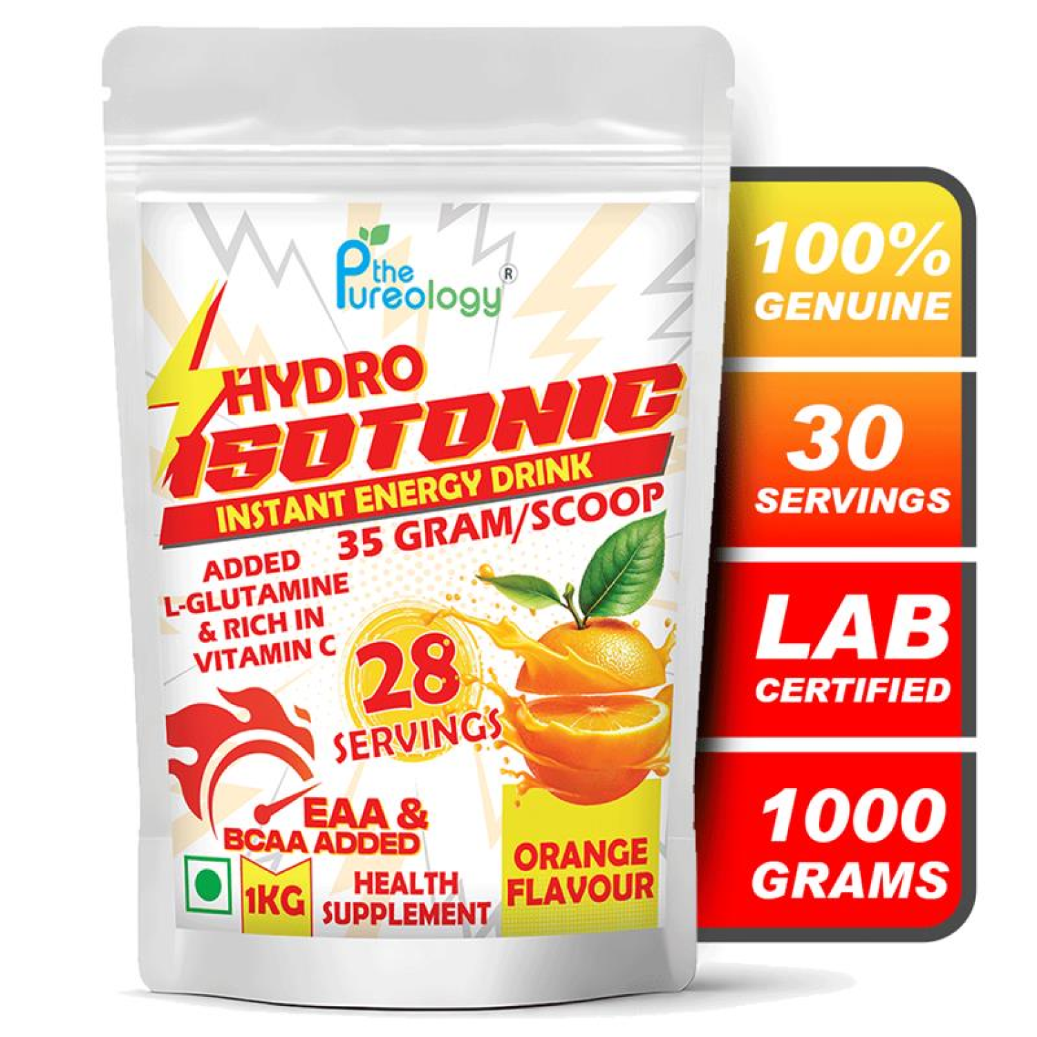 Hydro Isotonic (Instant Energy Drink) Orange  flavour  Hydro Isotonic (Instant Energy Drink) Orange  flavour