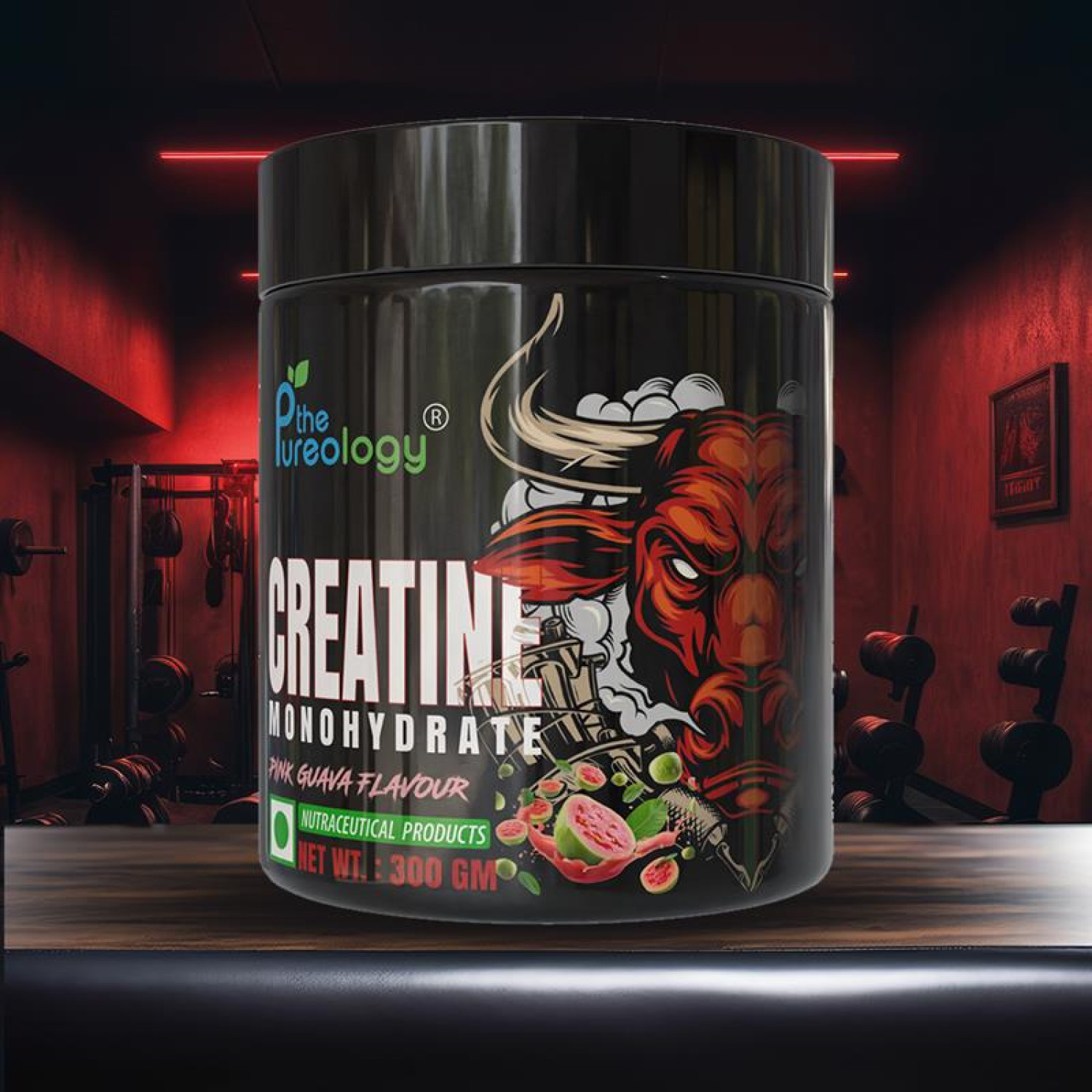 thepureology Creatine Monohydrate Micronized   (300 g, Pink Guava) thepureology Creatine Monohydrate Micronized   (300 g, Pink Guava)