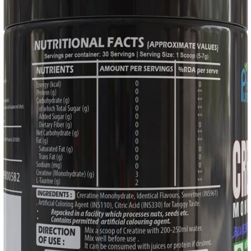 thepureology Creatine Monohydrate Micronized   (150gm,Mojito )