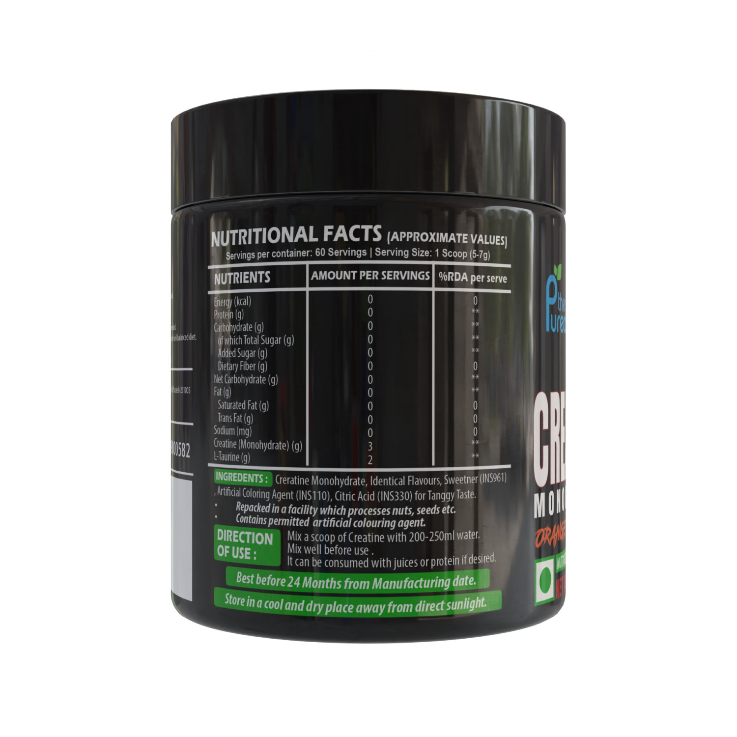 thepureology Creatine Monohydrate Micronized   (300 g, Blueberry) thepureology Creatine Monohydrate Micronized   (300 g, Blueberry)