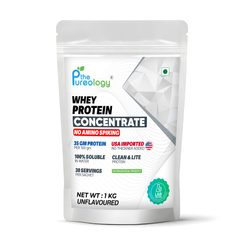  Protien | Whey Concentrate 35% Whey Protein  (1 kg, Unflavoured)