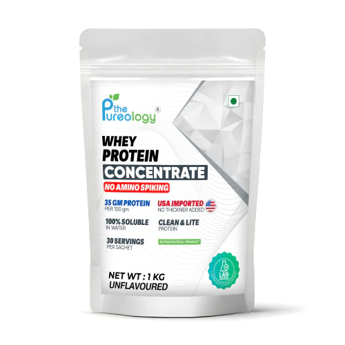  Protien | Whey Concentrate 35% Whey Protein  (1 kg, Unflavoured)