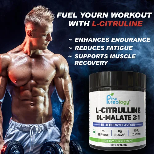 thepureology L-Citrulline DL-Malate Jar  (150 g, Blueberry)