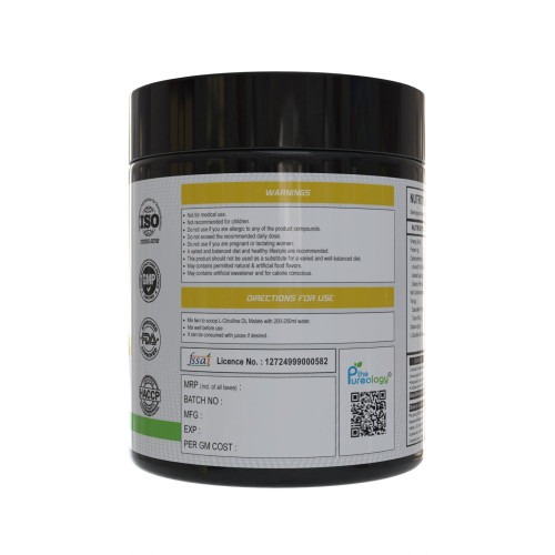 thepureology L-Citrulline DL-Malate Jar   (150 g, mango)