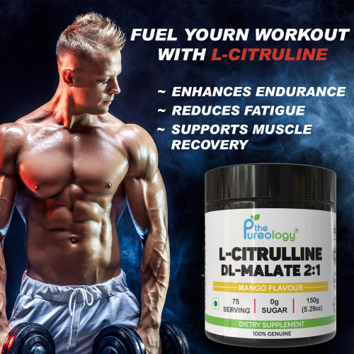 thepureology L-Citrulline DL-Malate Jar   (150 g, mango)