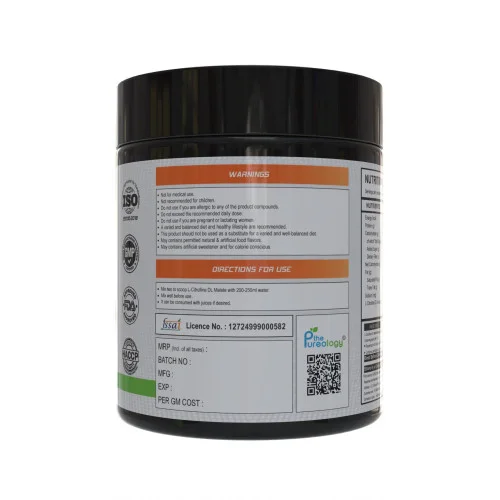 thepureology L-Citrulline DL-Malate Jar   (150 g, Orange)