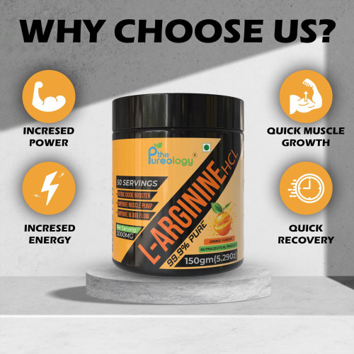 thepureology L-Arginine HCL (150 g, Orange)