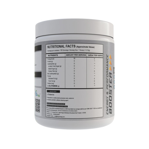 thepureology 100% Pure For Muscle Recovery Glutamine  (300 g, Unflavoured)