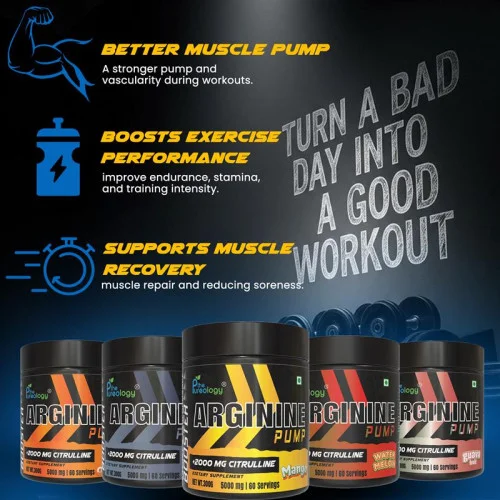 L-Arginine + 2000 MG Citrulline ( Blueberry, 300gm)