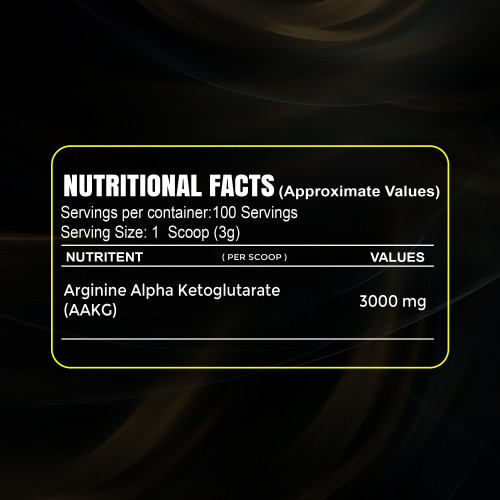 (AAKG)  L-Arginine Alpha Ketoglutarate  Unflavoured