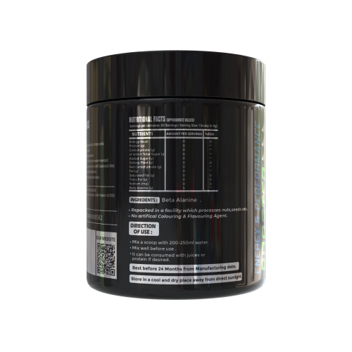 thepureology Beta Alanine Unflavoured Supplement, 5000mg, 60 Servings, 300g